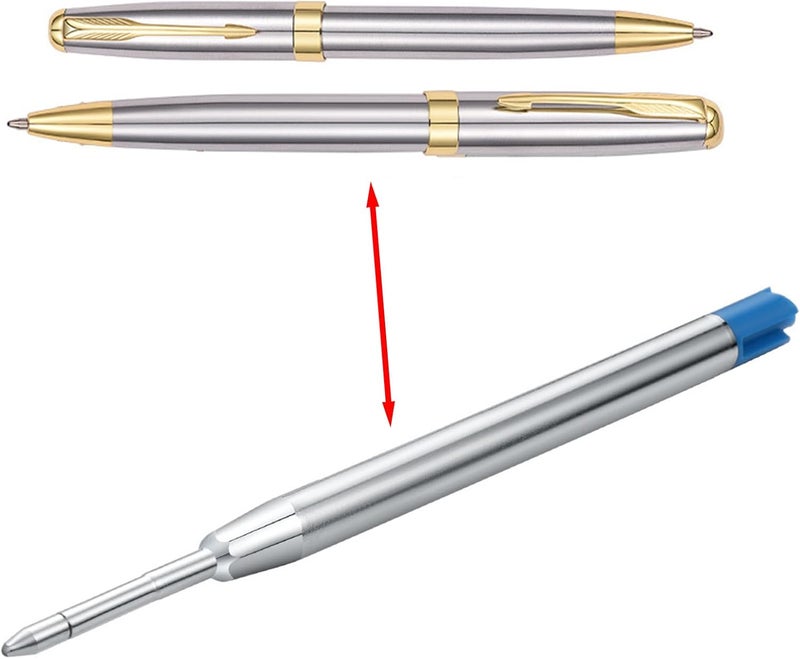 RUN FENG Pack of 10 Replaceable Ballpoint Pen Refills, G2 Gel,1mm Medium Point,Twist Pen Refill,Ball Point Pen Refills,Red Ink Refills - Image 5